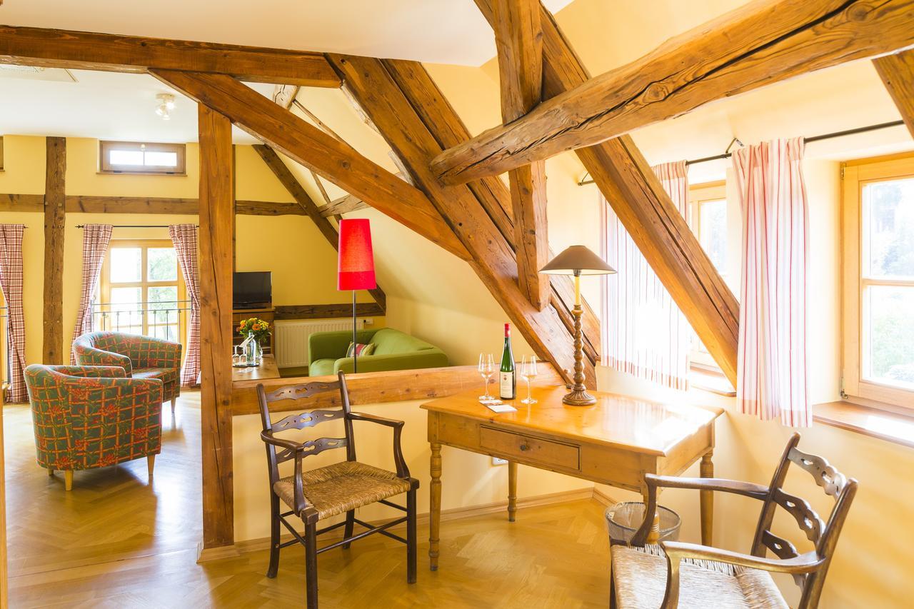 Hôtel Gastehaus Im Weingut Schloss Proschwitz à Meissen Extérieur photo